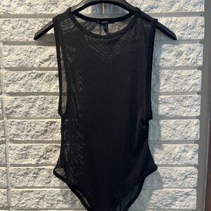 Forever 21 Sheer Black Top